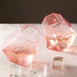 Diamond Glass Cups